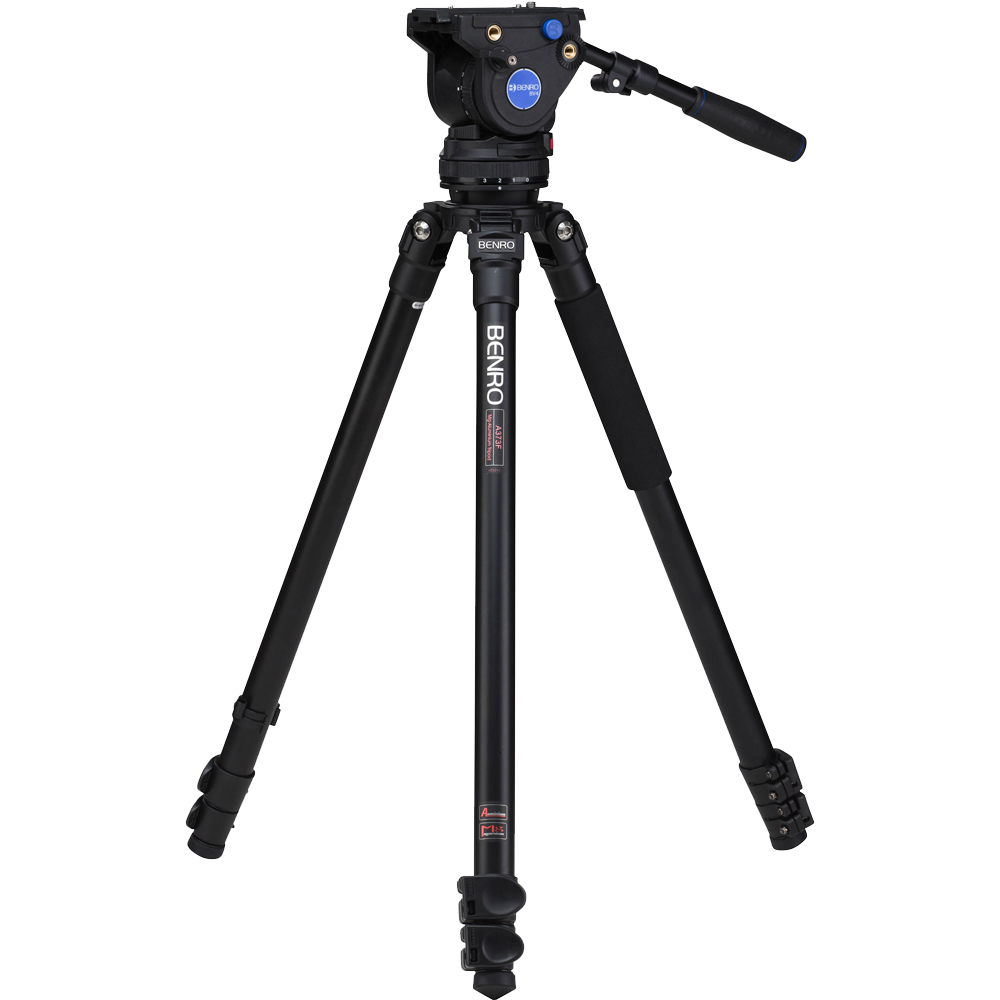 BENRO A373FBV4H Kit trépied vidéo aluminium Single Tube Serie 3 + rotule vidéo BV4H