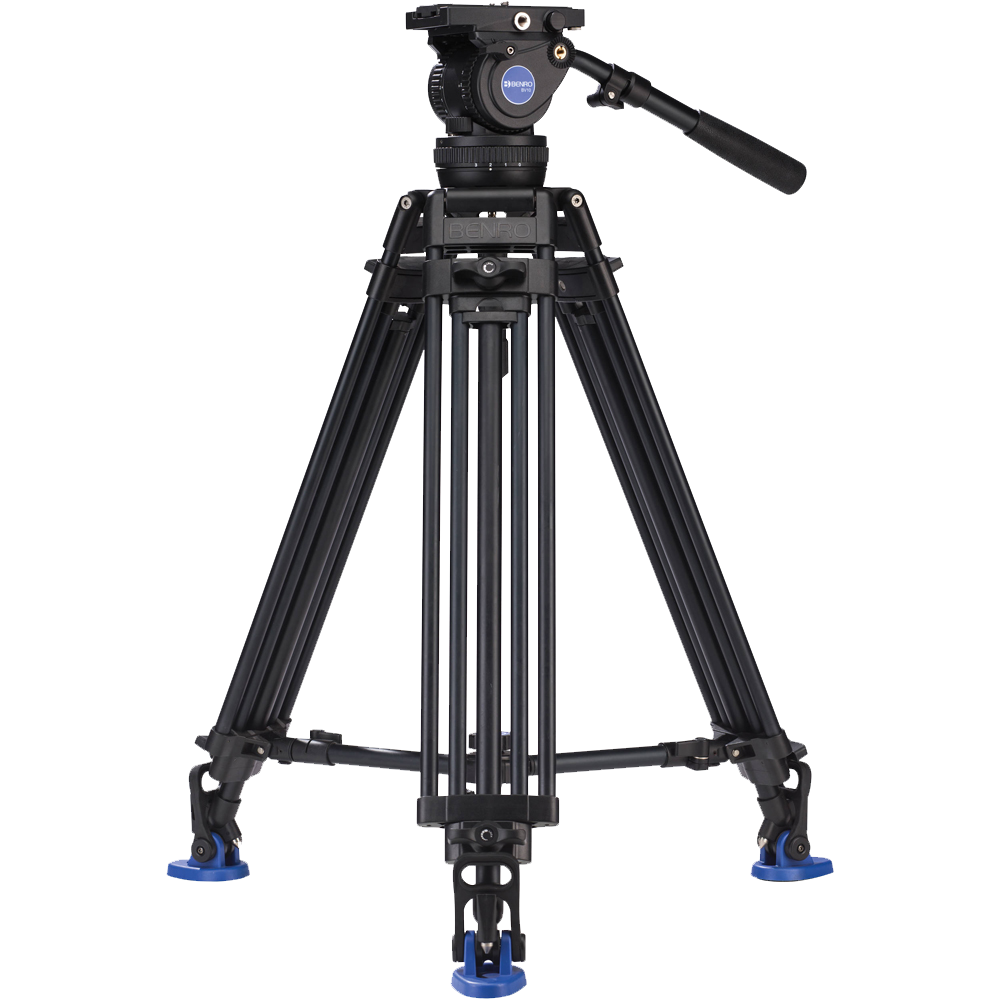BENRO BV10 Kit trépied vidéo Dual Stage Tandem Twin Leg + 75 mm Bowl