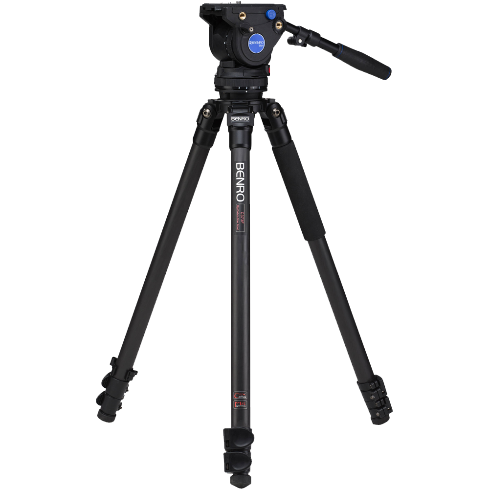 BENRO C373FBV4H Kit trépied vidéo carbone Single Tube Serie 3 + rotule BV4