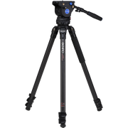 BENRO C373FBV4H Kit trépied vidéo carbone Single Tube Serie 3 + rotule BV4