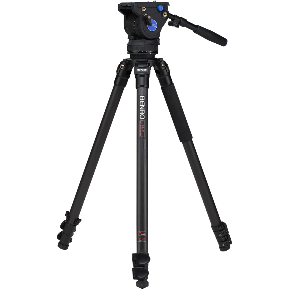 BENRO C373FBV6H Kit trépied vidéo carbone Single Tube Serie 3 + rotule BV6