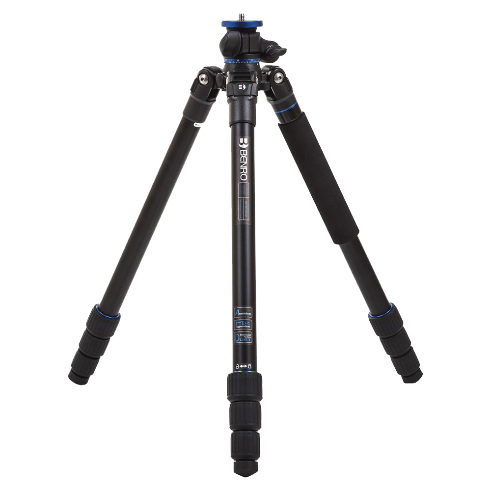 BENRO Go Plus Travel trépied aluminium S2 (Ø 29 mm) 4 sections sans rotule (FGP28A)
