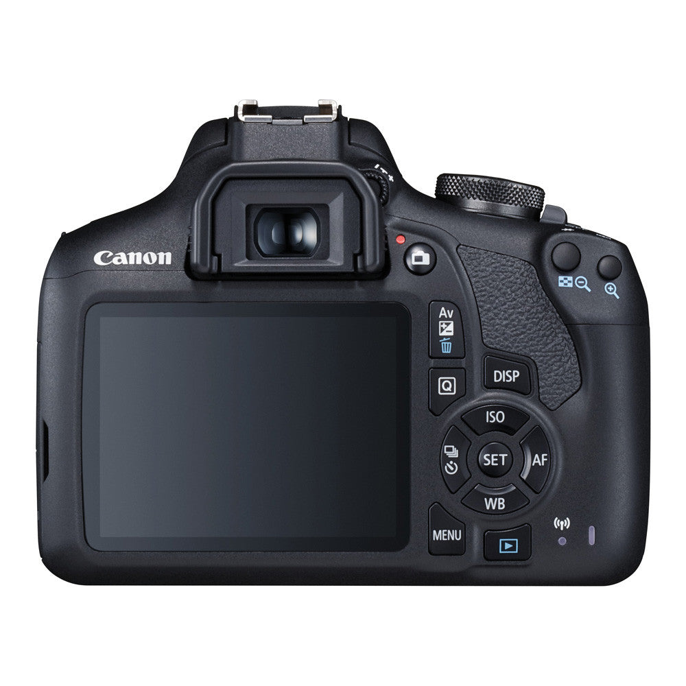 CANON EOS 2000D + 18-55 mm f/3,5-5,6 IS II (stabilisé) + Sac Canon SB130 + SD 16 Go + Chiffonnette
