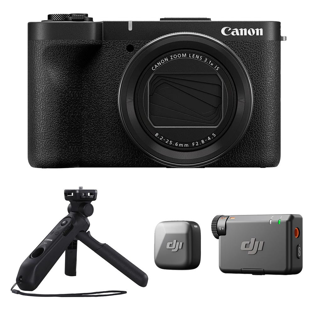 CANON POWERSHOT V1 + Poignée Trépied HG-100TBR + Micro DJI MIC MINI