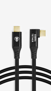 COBRA UNION CORDON COUDE USB-C / USB-C 90° 10M 10GBITS NOIR