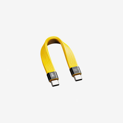COBRA UNION CORDON DROIT USB-C / USB-C 0.14M 40GBITS JAUNE