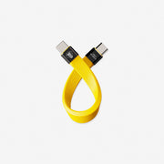 COBRA UNION CORDON DROIT USB-C / USB-C 0.14M 40GBITS JAUNE