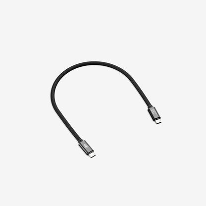 COBRA UNION CORDON DROIT USB-C / USB-C 0.3M 20GBITS NOIR