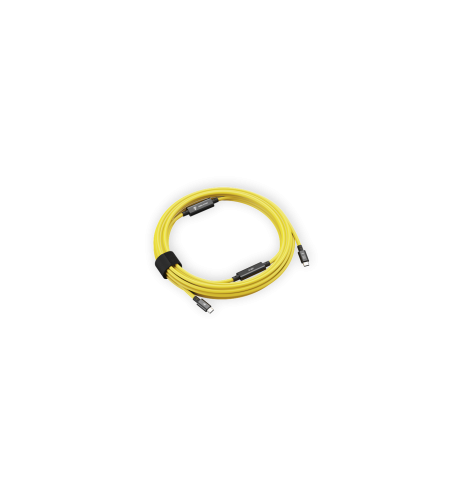 COBRA UNION CORDON DROIT USB-C / USB-C 10M 10GBITS JAUNE