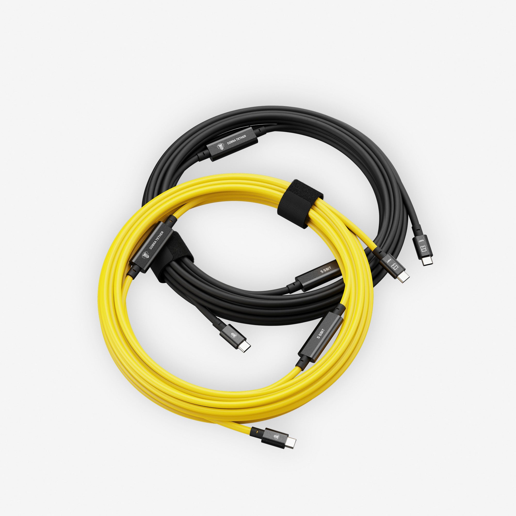 COBRA UNION CORDON DROIT USB-C / USB-C 10M 5GBITS JAUNE