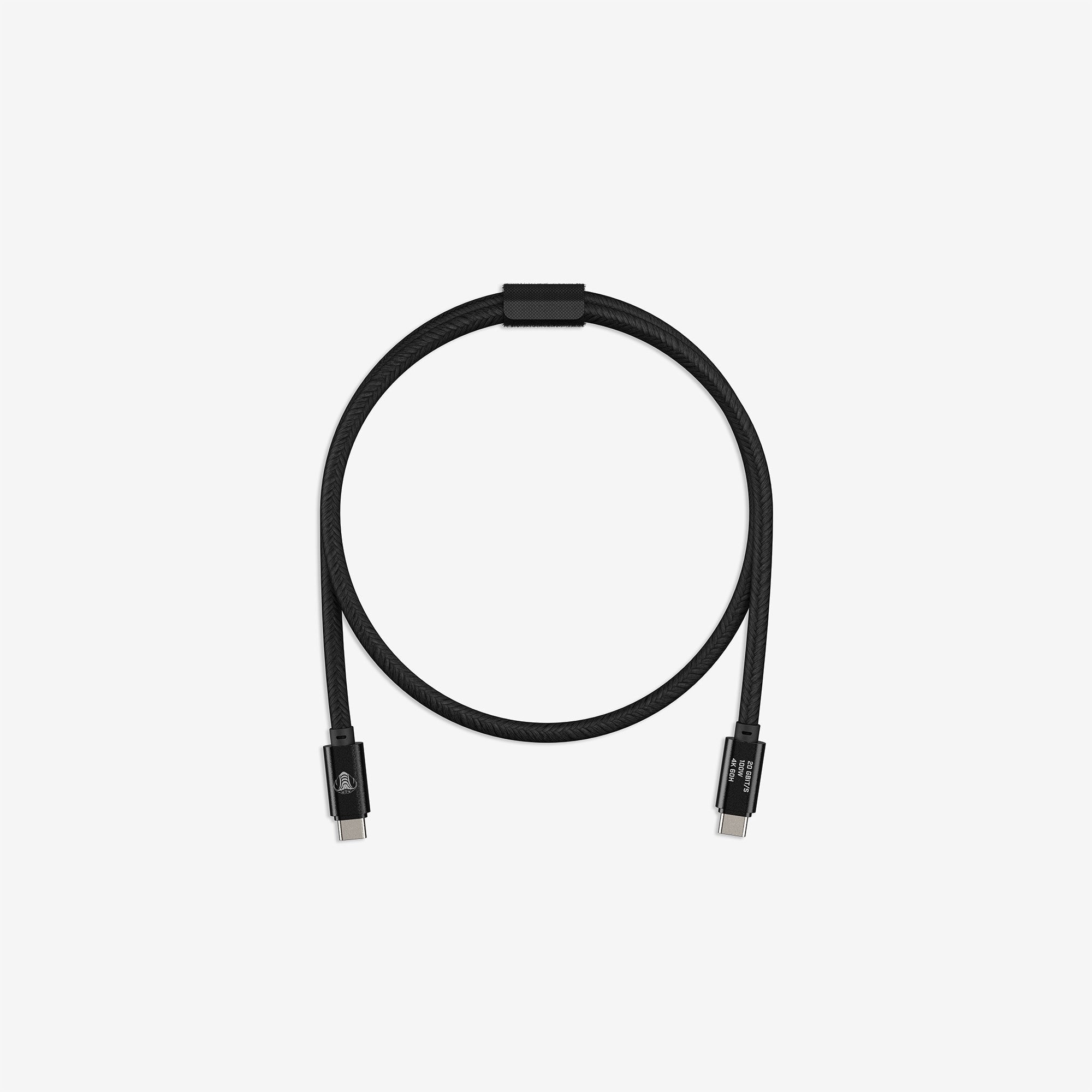 COBRA UNION CORDON DROIT USB-C / USB-C 1.2M 20GBITS NOIR