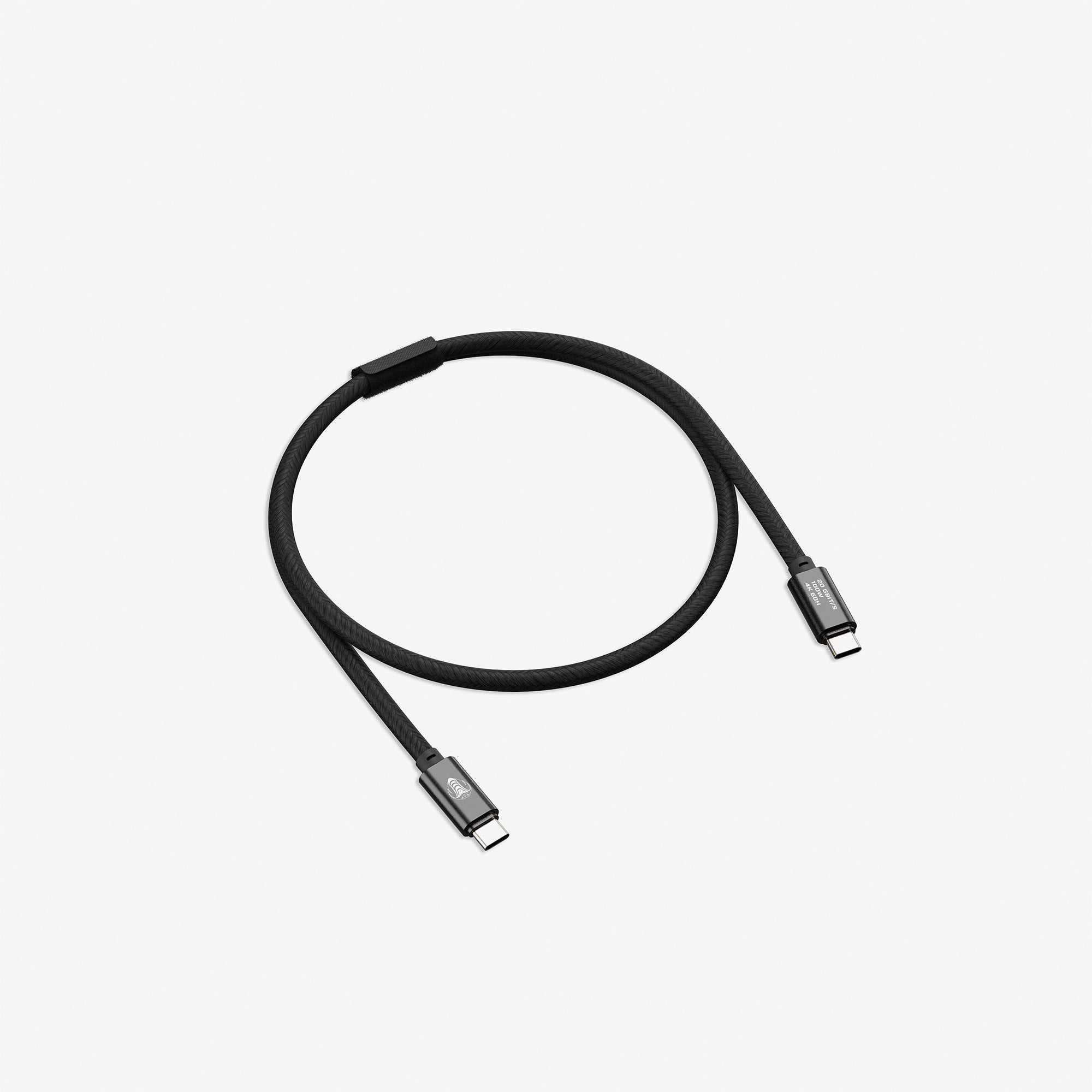 COBRA UNION CORDON DROIT USB-C / USB-C 1.2M 20GBITS NOIR