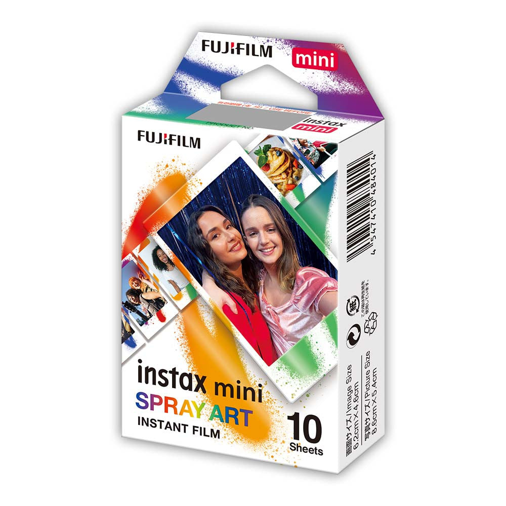 FUJIFILM Film Instax Mini Spray Art WW 10 Poses