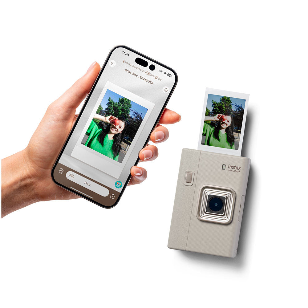 FUJIFILM INSTAX LIPLAY PLUS BEIGE VN EX D