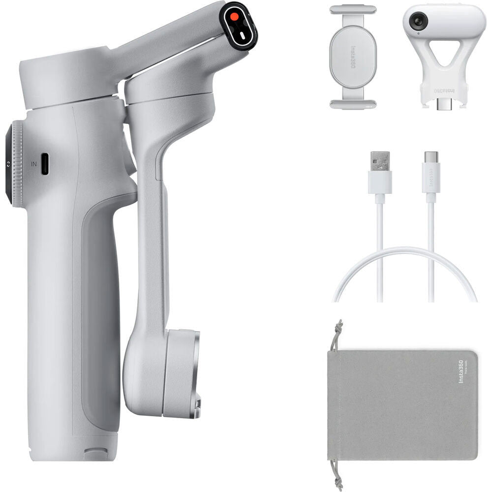 INSTA360 FLOW 2 AI TRACKER BUNDLE/STONE GRAY