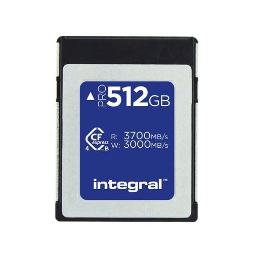 INTEGRAL CFEXPRESS TYPE B 512GO STUDIO GRADE 4.0 3700/3000
