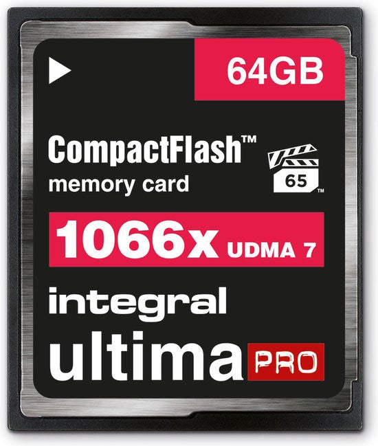 INTEGRAL COMPACT FLASH 64GO UDMA VPG-65 1066X 155/130