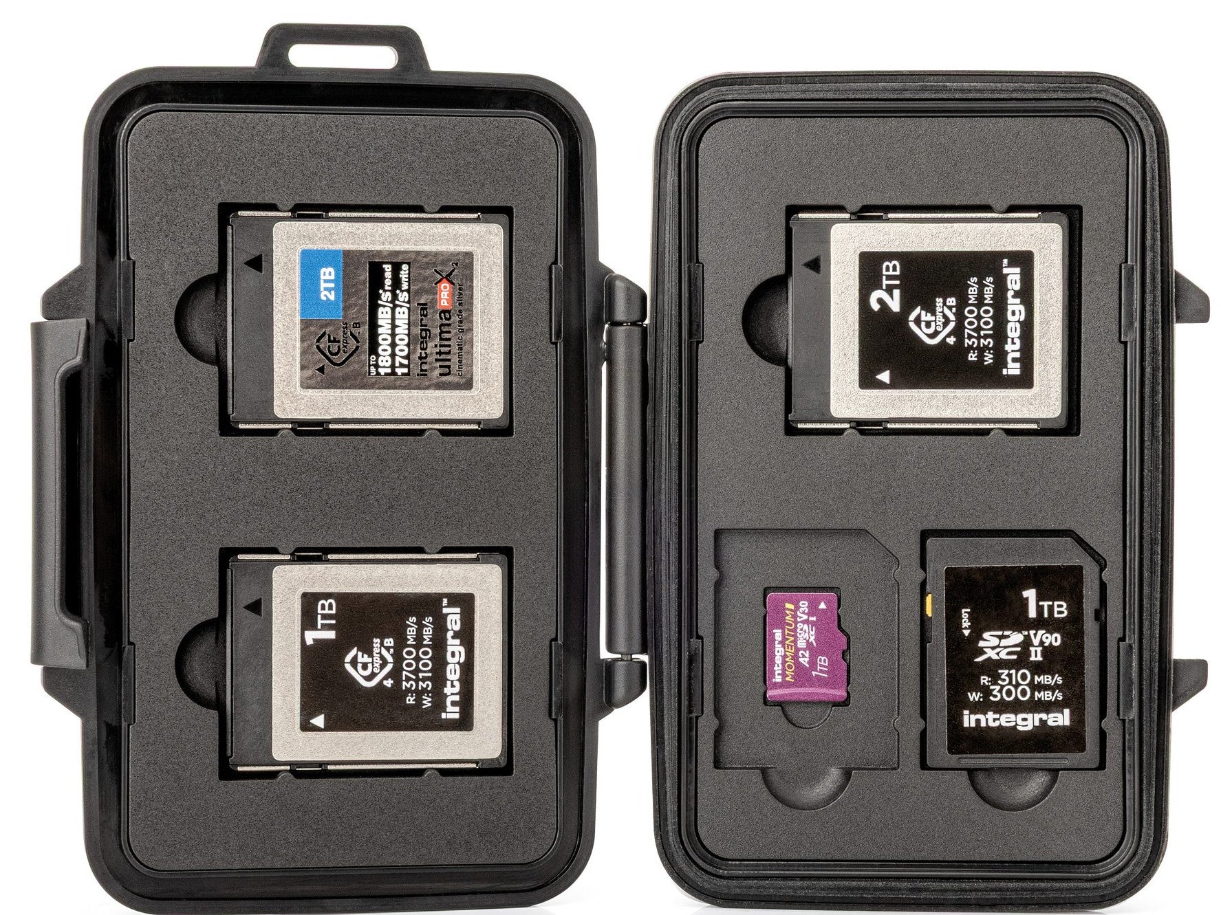 INTEGRAL ETUI DE RANGEMENT 2 SD / 2 MICRO SD / 3 CF EXPRESS