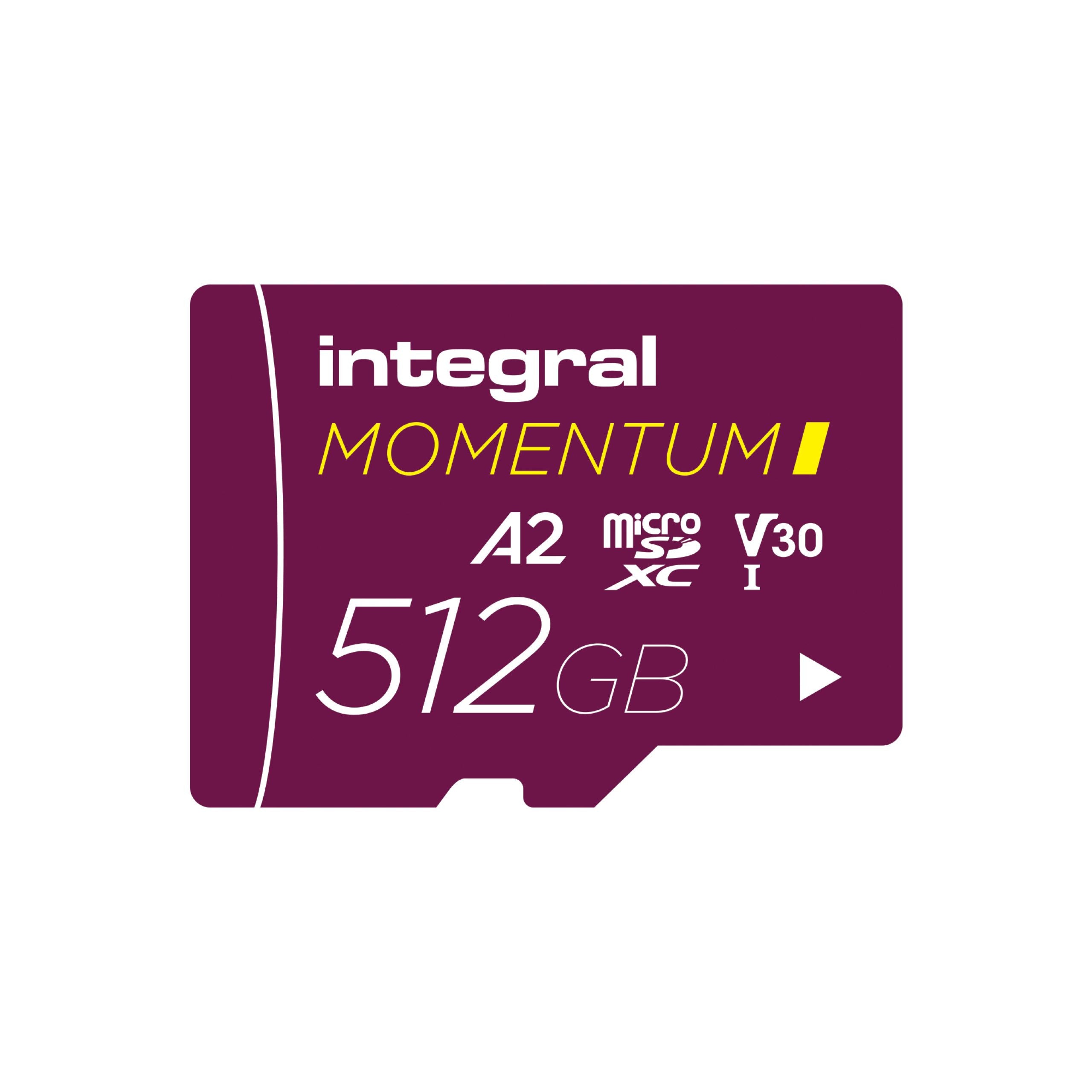 INTEGRAL MICRO SD MOMENTUM I 512GO V30 A2 210/180