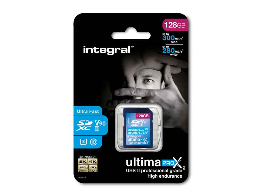 INTEGRAL SD ULTIMA PRO X2 128GO UHS-II U3 V90 300/280