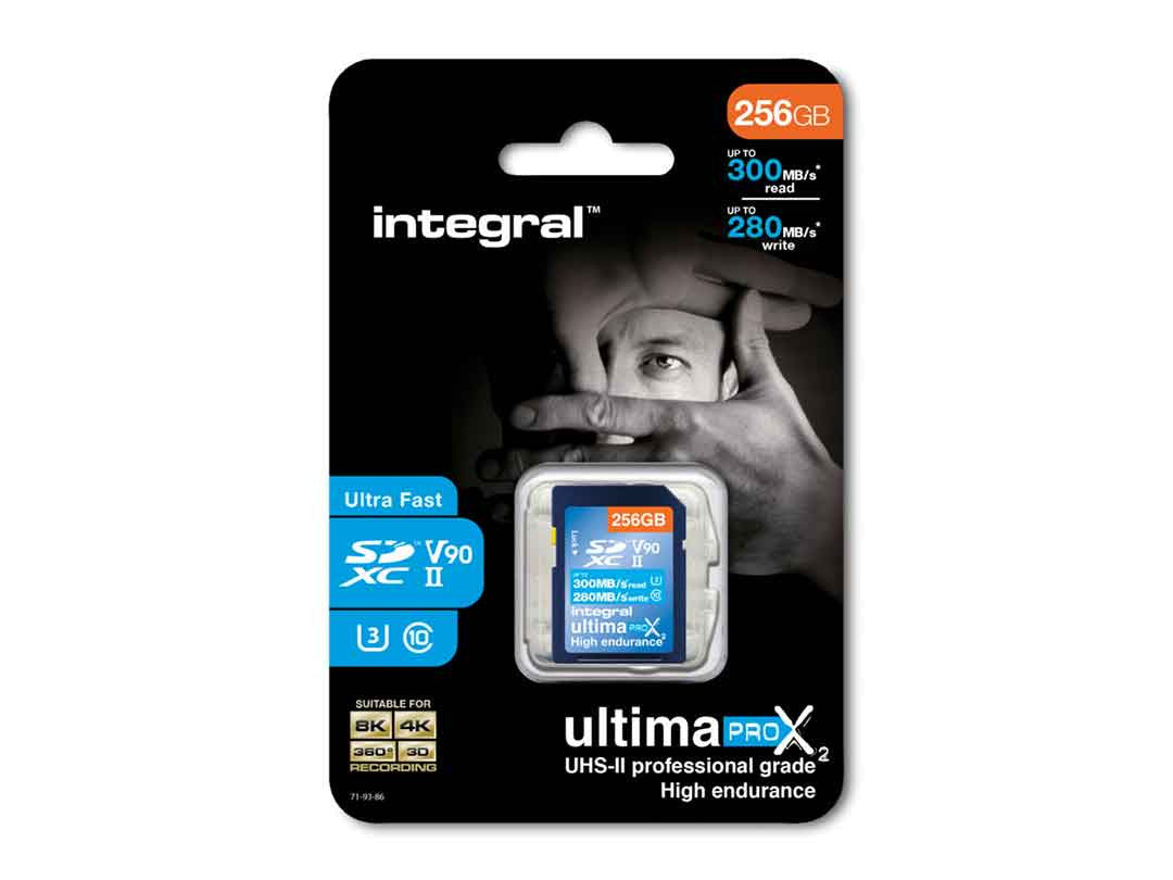 INTEGRAL SD ULTIMA PRO X2 256GO UHS-II U3 V90 300/280