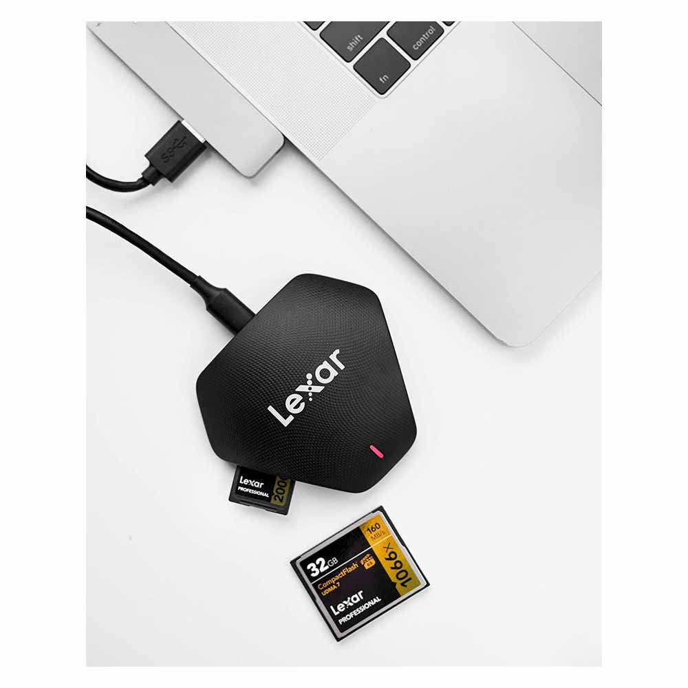 LEXAR Lecteur LRW500 Multi-cartes 3 en 1 TYPE C