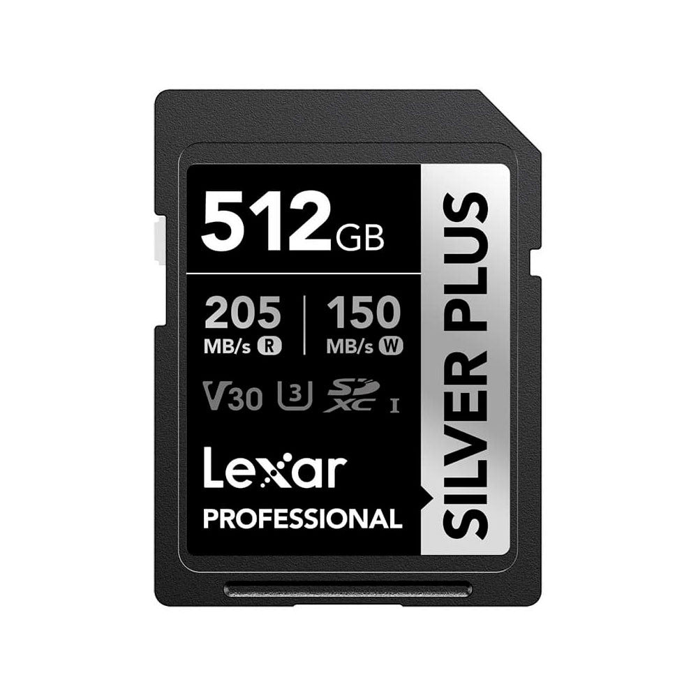 LEXAR PRO SD 1366X SILVER PLUS 512GB R205/W150 V30 U3