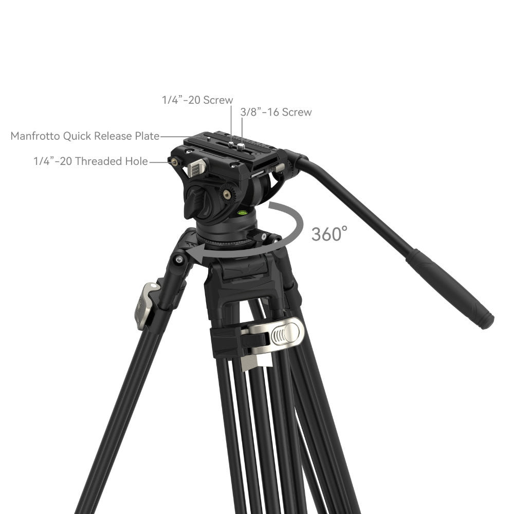 SMALLRIG 4163 TRIPOD FREEBLAZER HEAVY DUTY ALU AD-80