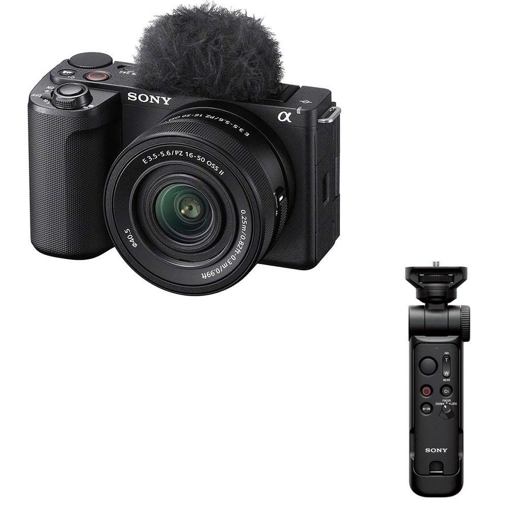 SONY ZV-E10 II + E 16-50 mm f/3,5-5,6 OSS II + Grip/télécommande GP-VPT3