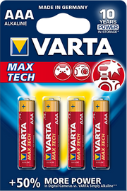 VARTA Pile Longlife Max Power AAA / LR03 x4