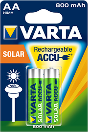 VARTA Piles rechargeables Solar x2 AA / LR6 800mAh x2